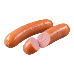 Сосиски из индейки рубленые